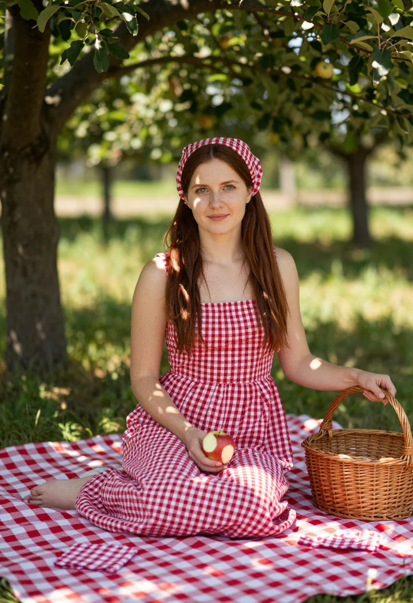 Example portrait from the AI Gingham — Free Preview, Train Once