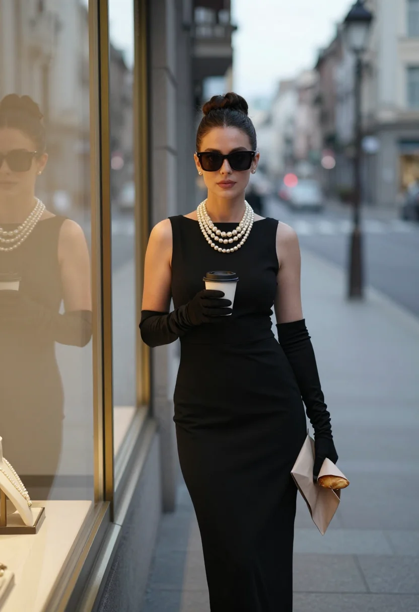 Example portrait from the AI Givenchy Hepburn — Free Preview, Train Once