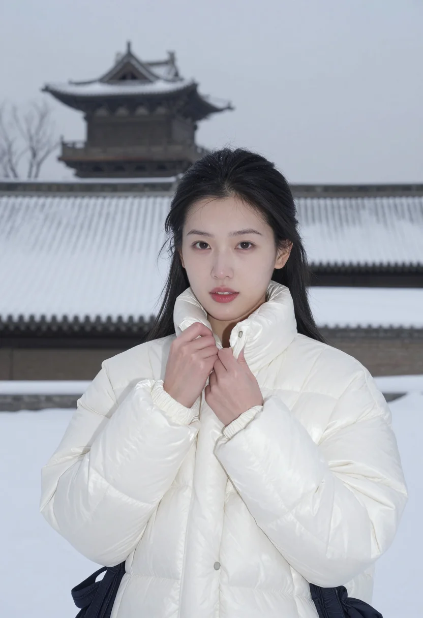 AI gong li sample — portrait of a woman, close chest-up portrait of a Chinese wo