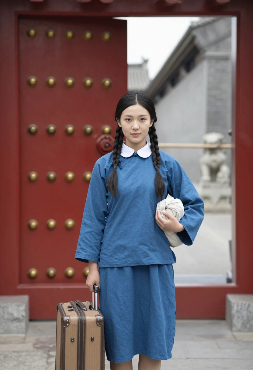 AI gong li sample — portrait of a woman, three-quarter-length portrait of a Chin
