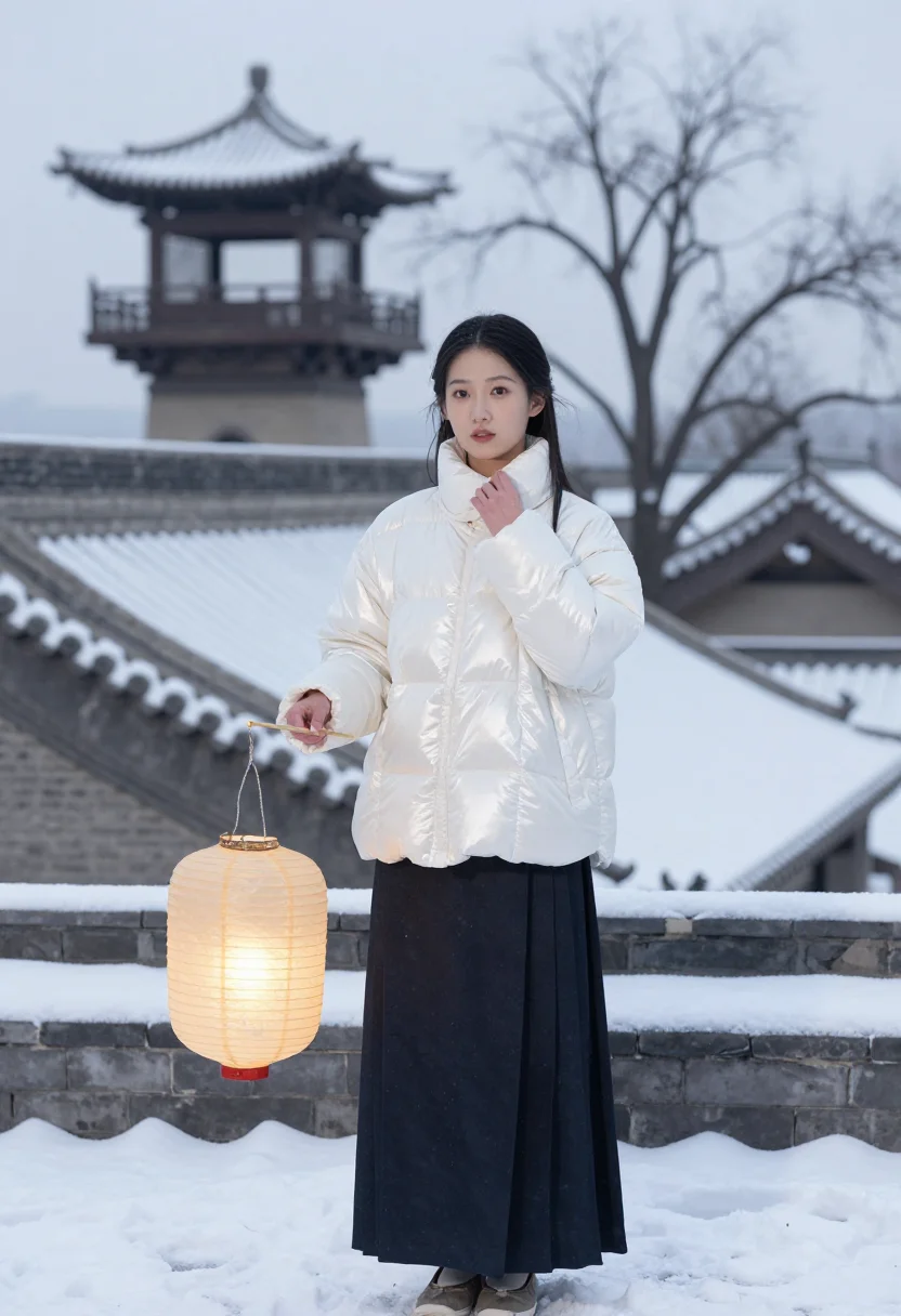 AI gong li sample — portrait of a woman, half-length three-quarter portrait of a