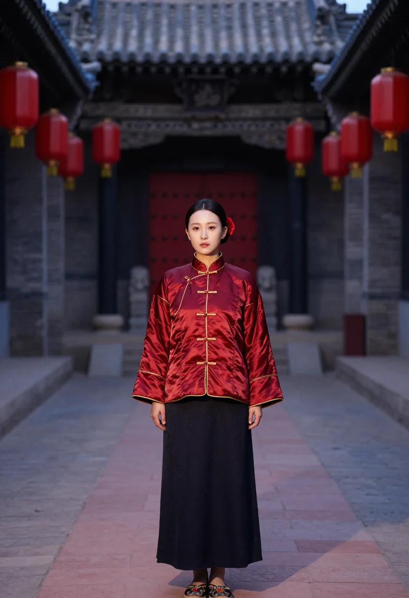 AI gong li sample — portrait of a woman, three-quarter-length portrait of a Chin