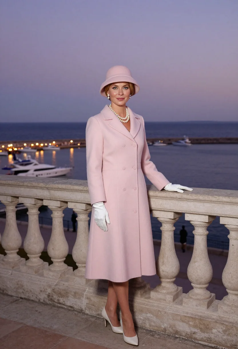 AI grace de monaco noel sample — portrait of a woman, full-length portrait of a Western-Europ