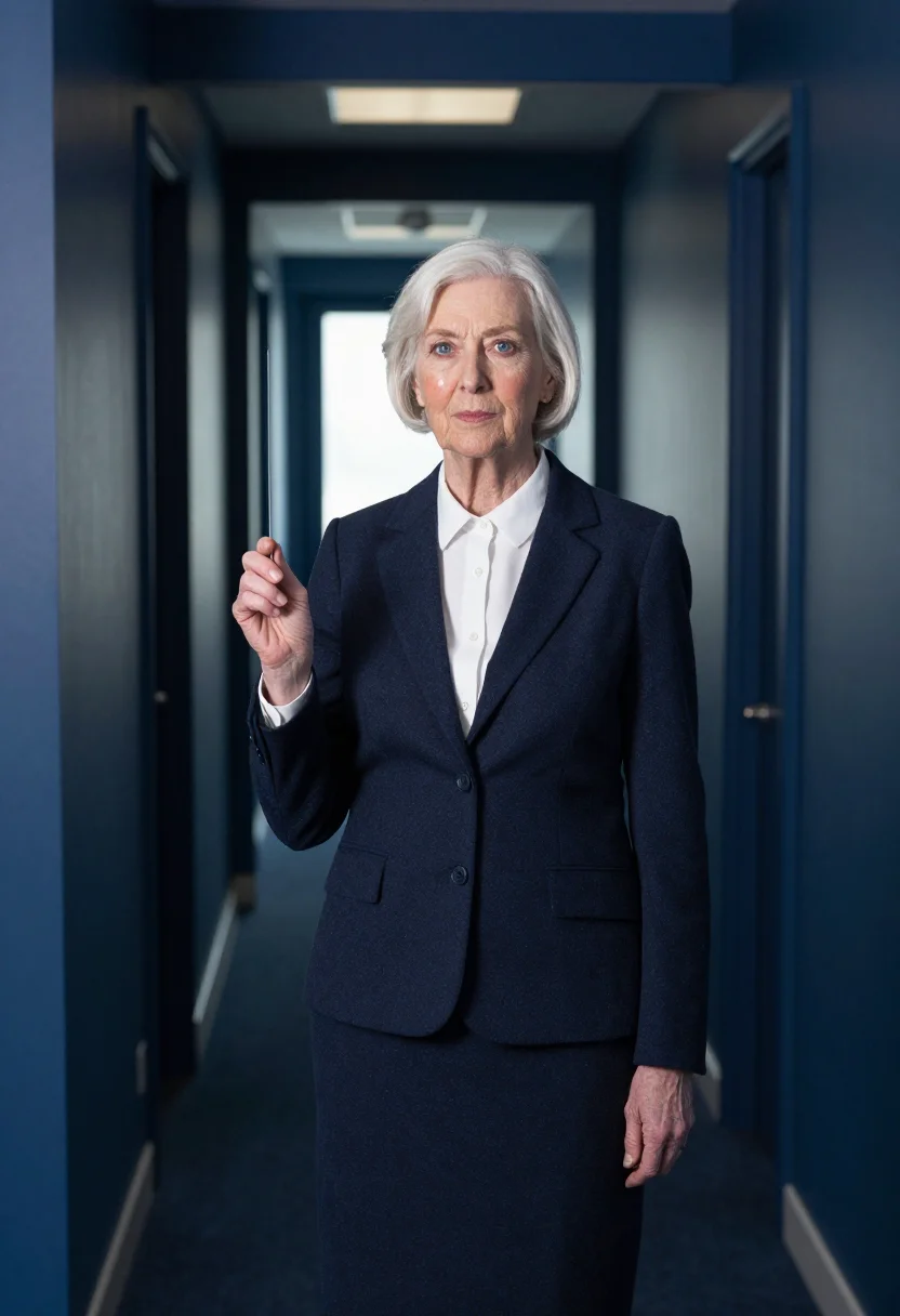 AI grace hopper arlington january navy sample — portrait of a woman, framed half-length, cropped at the hips