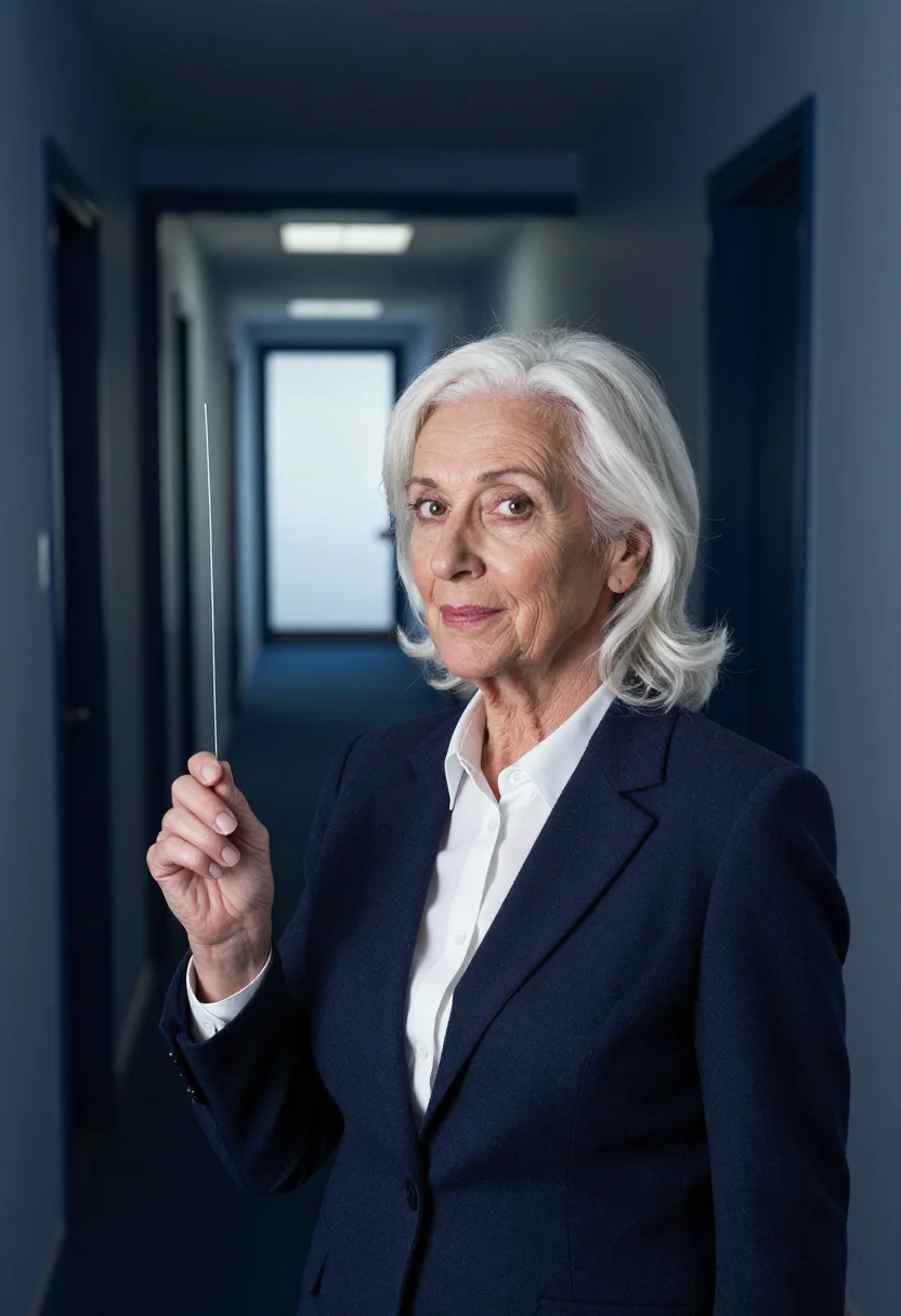 AI grace hopper arlington january navy sample — portrait of a woman, framed tight, head and shoulders, the b