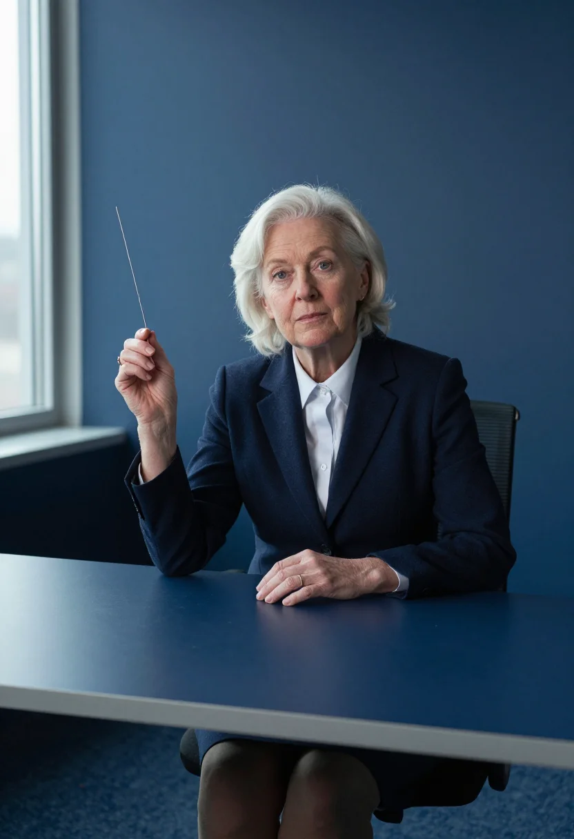 AI grace hopper arlington january navy sample — portrait of a woman, framed half-length, cropped at the hips