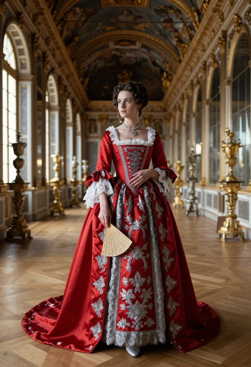 AI grand habit sample — portrait of a woman, full-length portrait of a Western-Europ