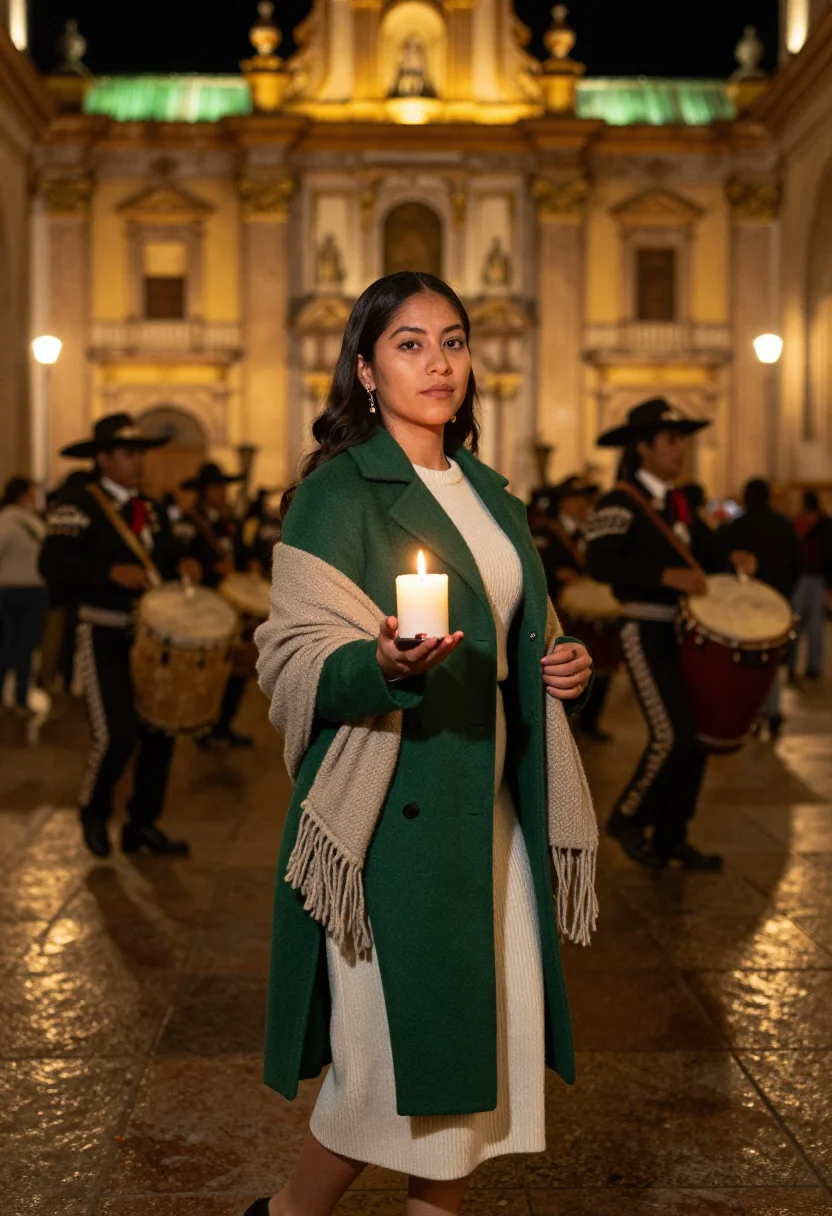 AI guadalupe sample — portrait of a woman, three-quarter-length portrait of a Mexi