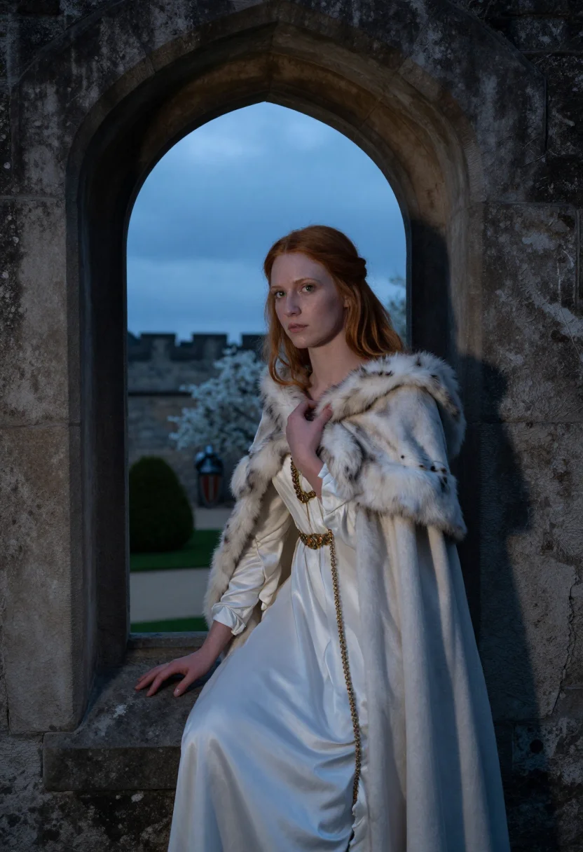 AI guinevere sample — portrait of a woman, half-length portrait of a Western-Europ