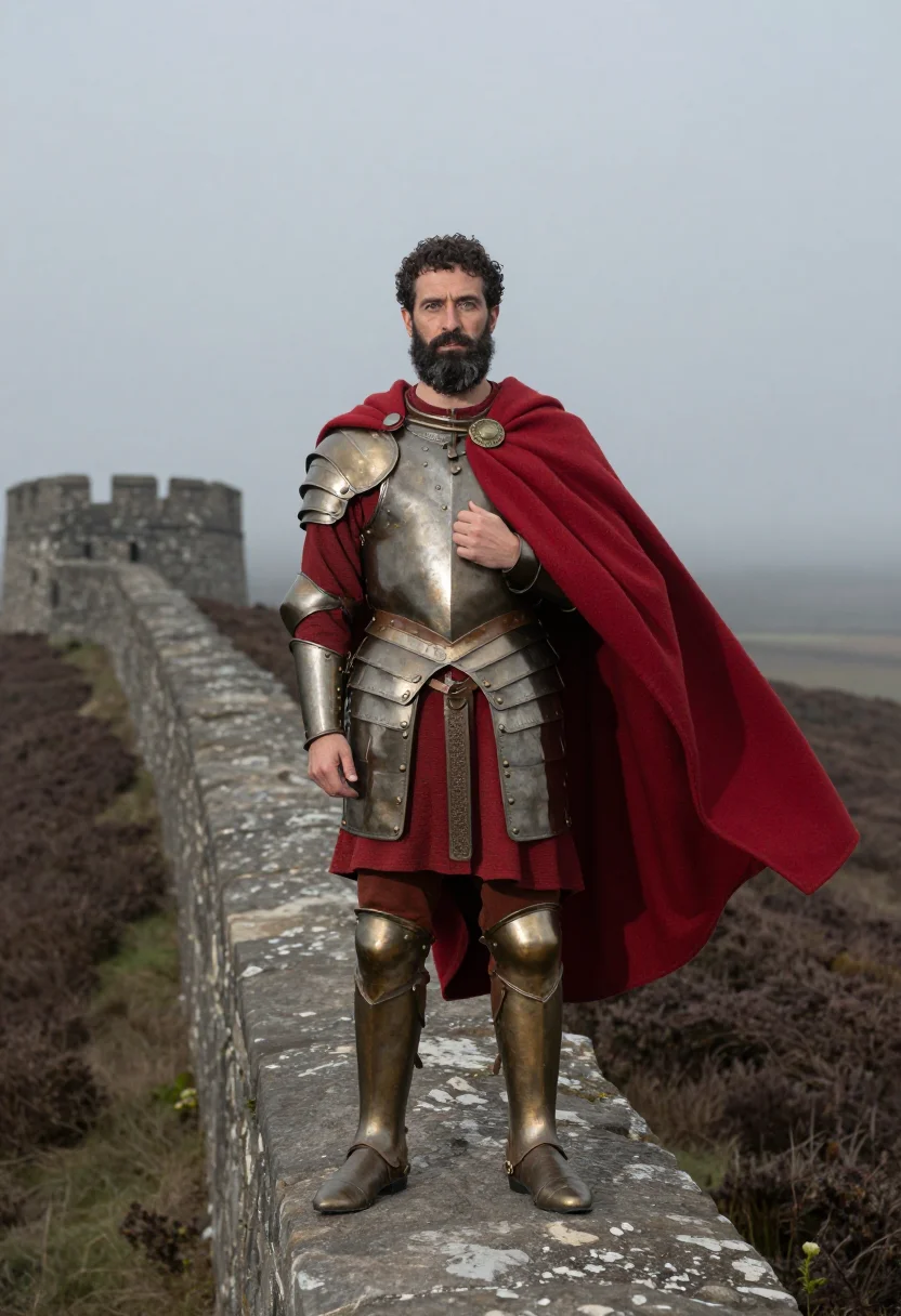 AI hadrian sample — portrait of a man, full-length portrait of a Mediterranean m