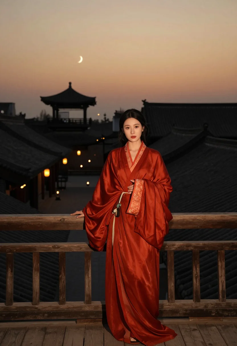 AI han quju sample — portrait of a woman, full-length portrait of a Chinese woman