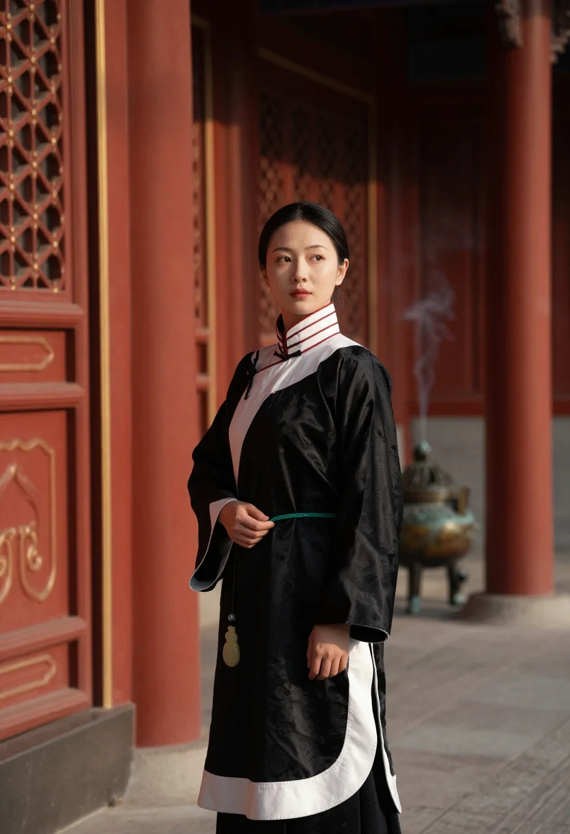 AI han quju sample — portrait of a woman, half-length portrait of a Chinese woman