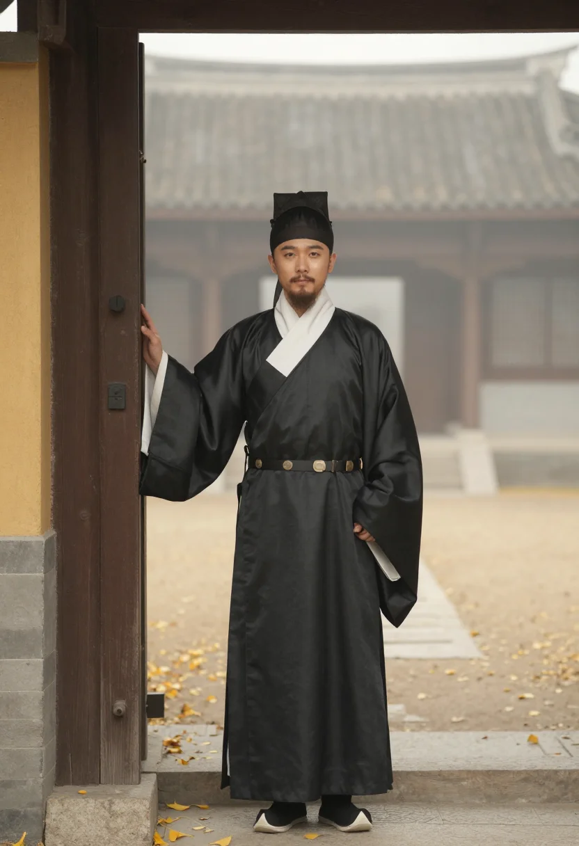AI han shenyi sample — portrait of a man, three-quarter-length portrait of a Chines