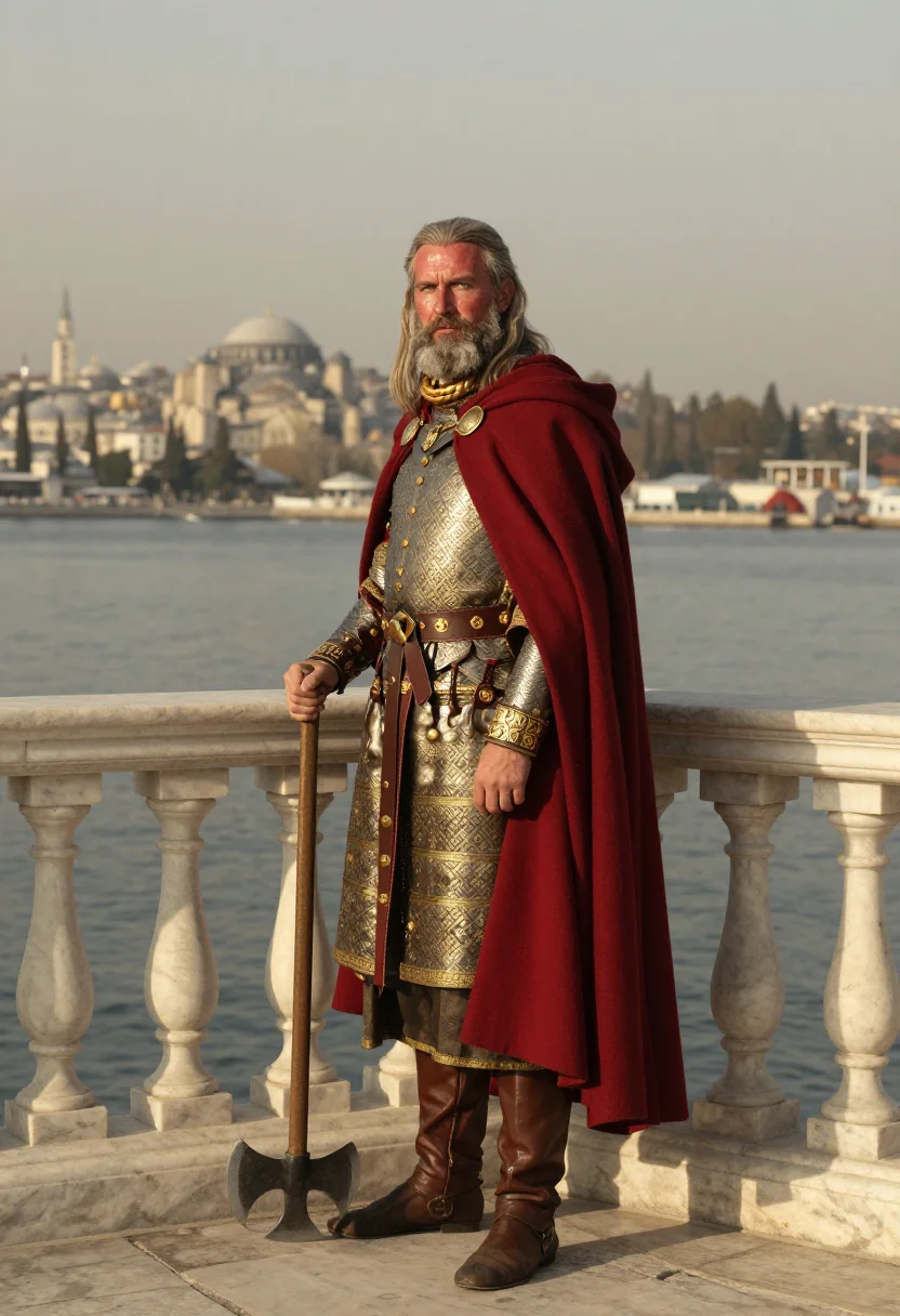 AI harald hardrada sample — portrait of a man, three-quarter-length portrait of a Northe