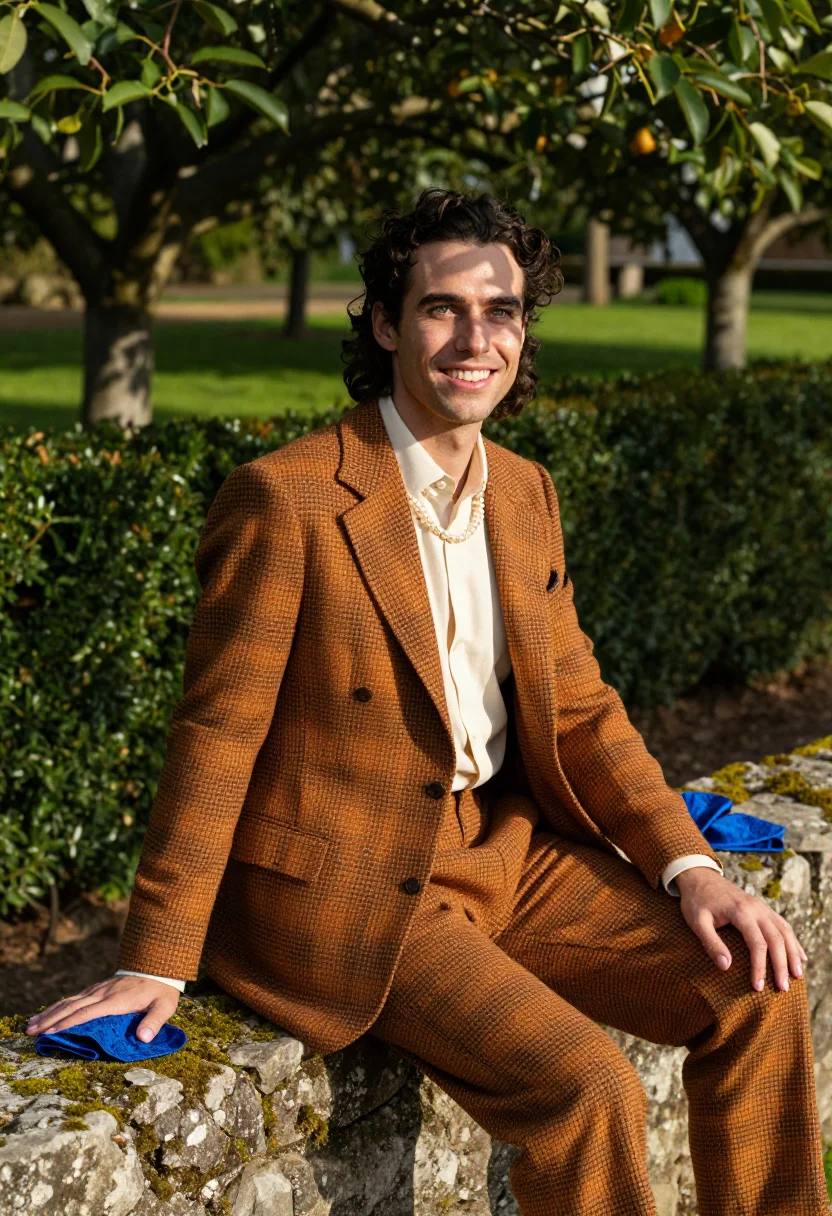 AI harry styles vogue 2020 sample — portrait of a man, three-quarter-length portrait of a Wester
