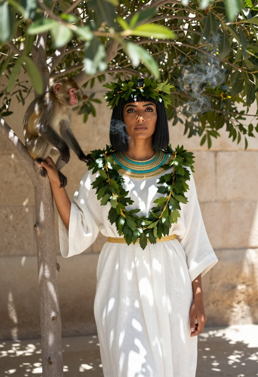 AI hatshepsut sample — portrait of a woman, half-length portrait of an Egyptian wom