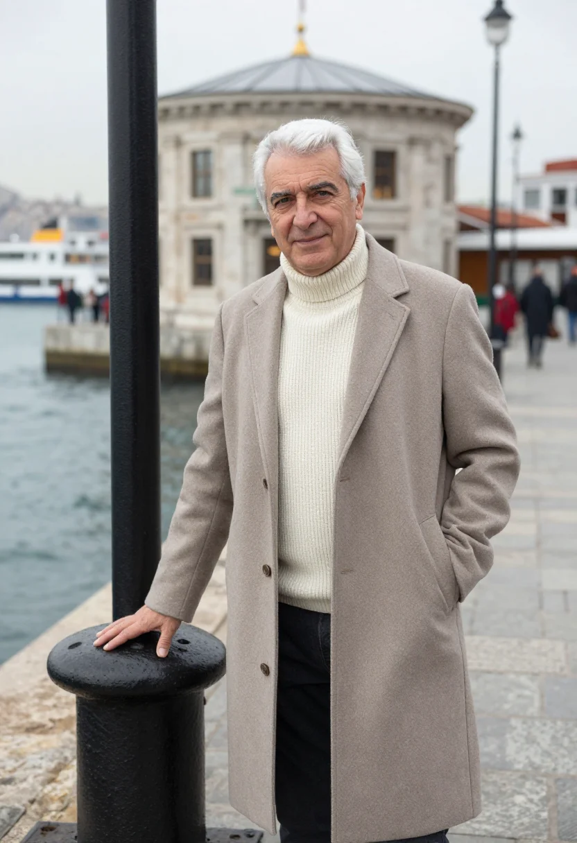 AI haydarpasa shipping executive station stone sample — portrait of a man, a shipping executive in his sixties of En