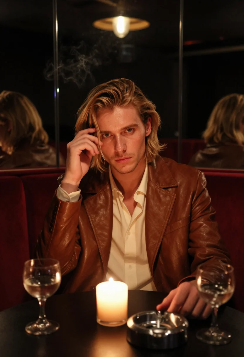 AI helmut berger sample — portrait of a man, close half-length portrait of a Western-E