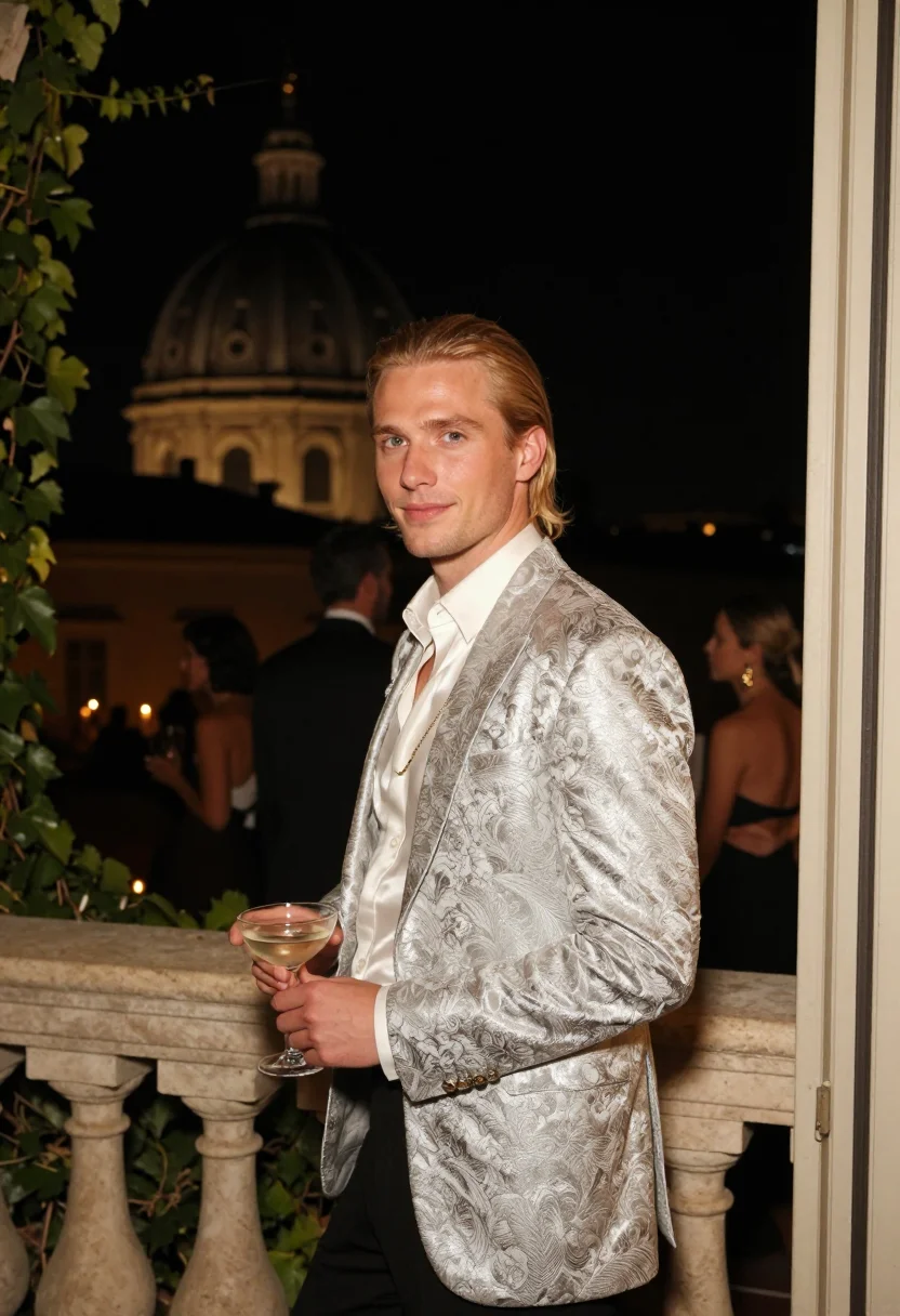 AI helmut berger sample — portrait of a man, three-quarter-length portrait of a Wester