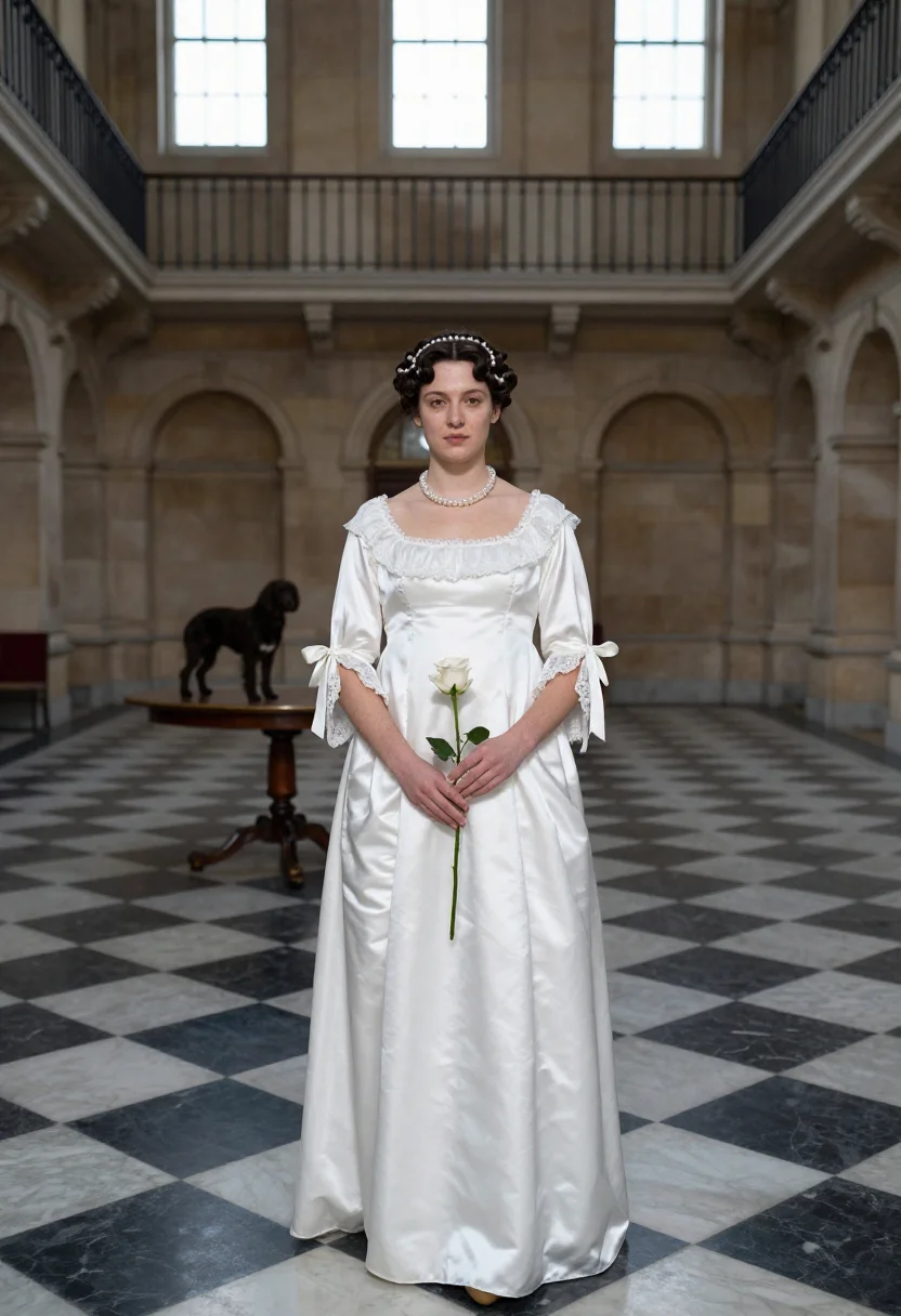 AI henrietta maria sample — portrait of a woman, full-length portrait of a French woman