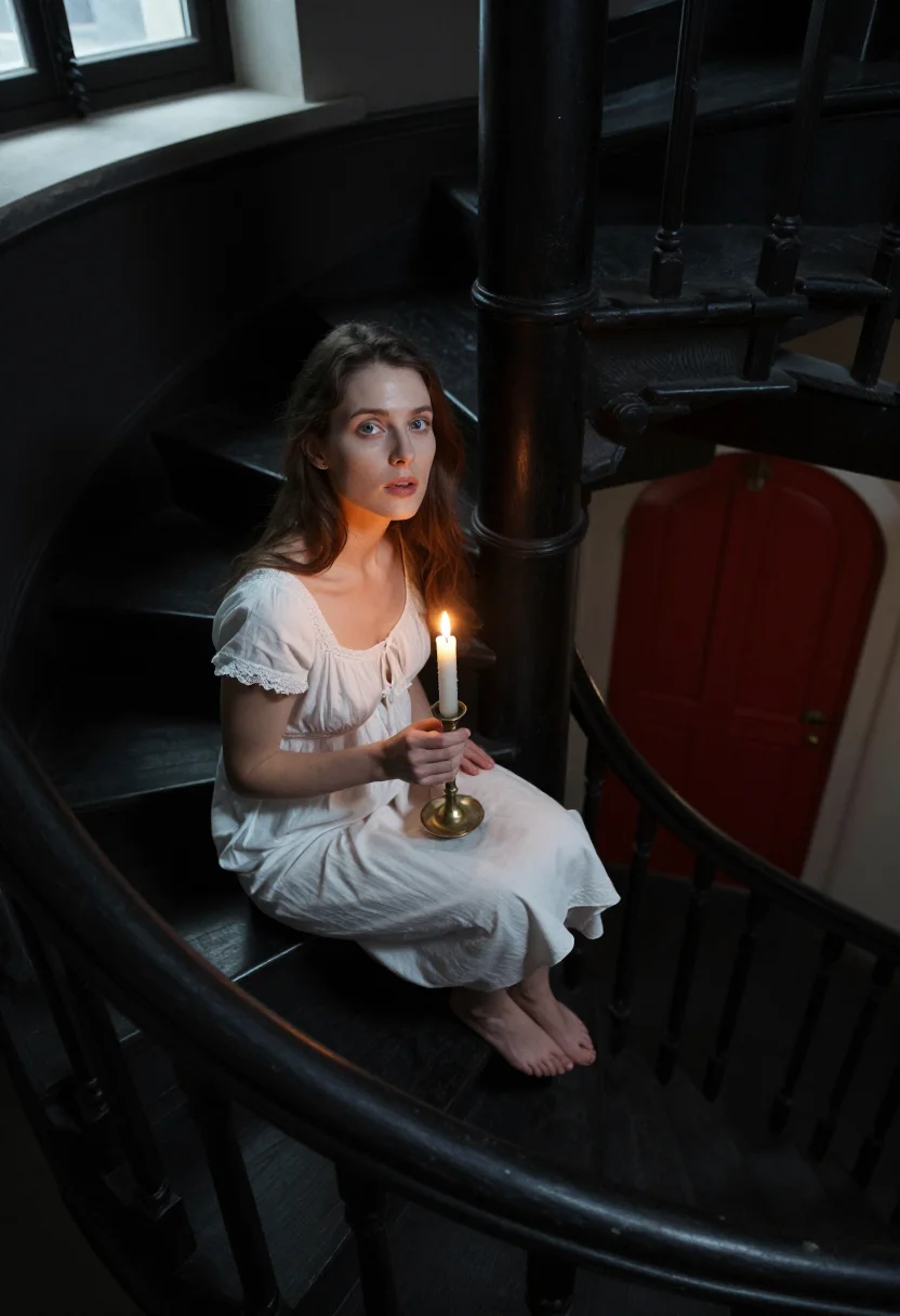 AI hill house sample — portrait of a woman, full-length portrait of a Western-Europ