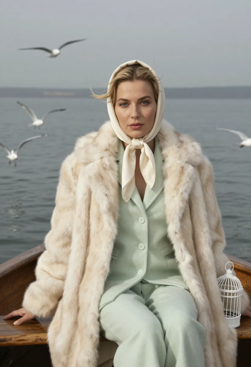 AI hitchcock blonde sample — portrait of a woman, close half-length portrait of a woman o