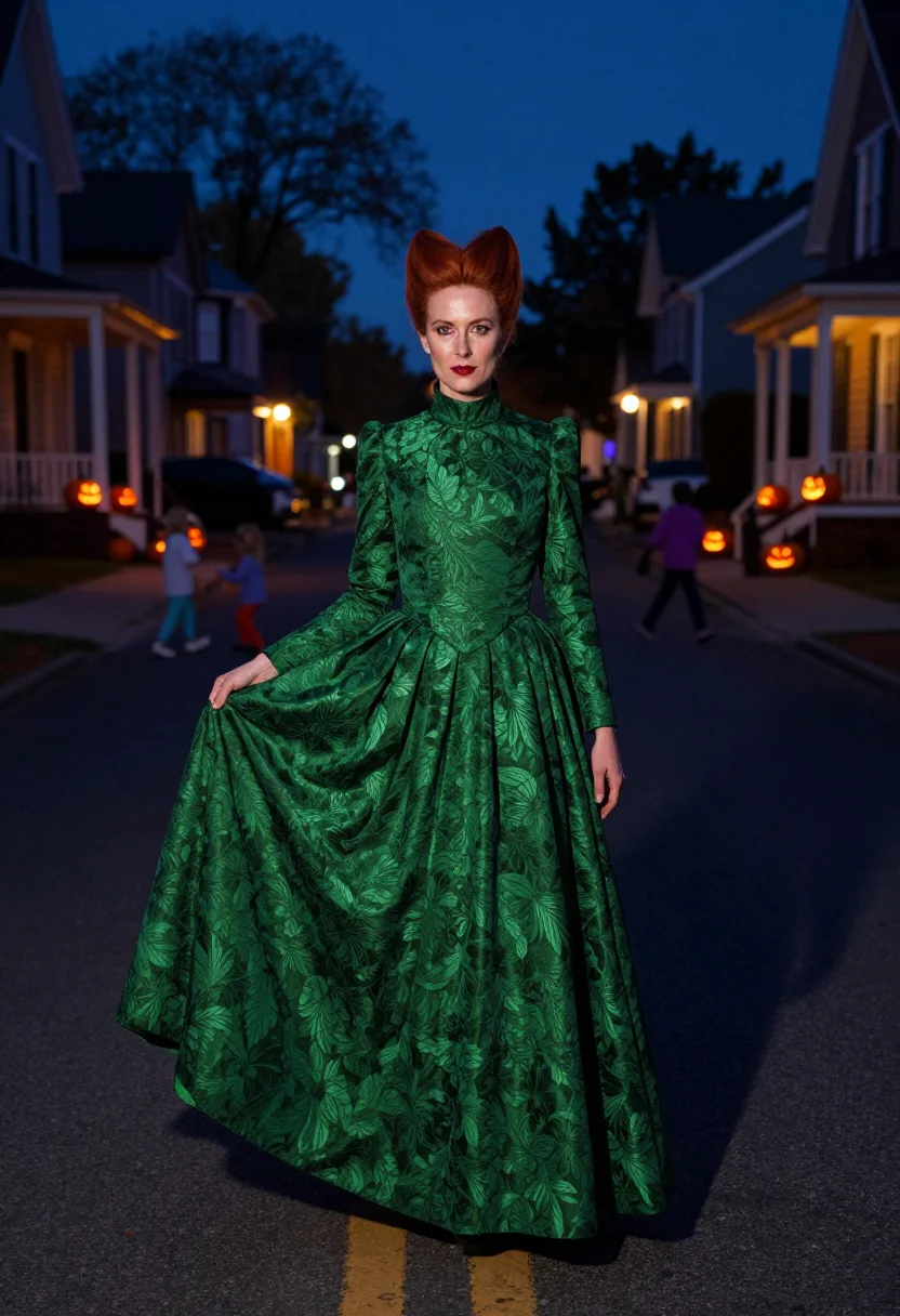 AI hocus pocus winifred sample — portrait of a woman, full-length portrait of a Western-Europ