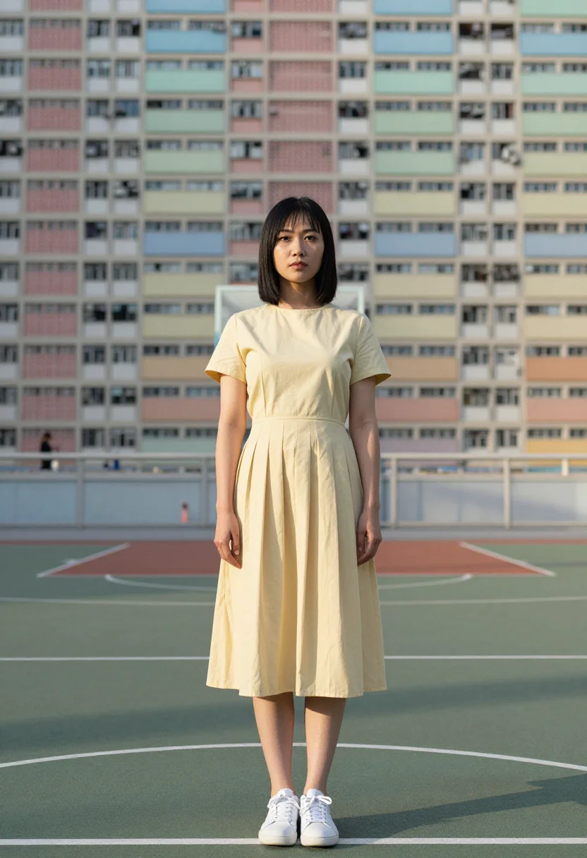 AI hong kong sample — portrait of a woman, full-length portrait of a Hong-Kong Chi