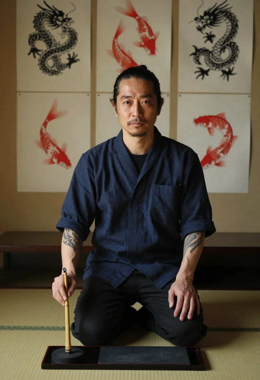 Example portrait from the AI Horishi — Free Preview, Train Once