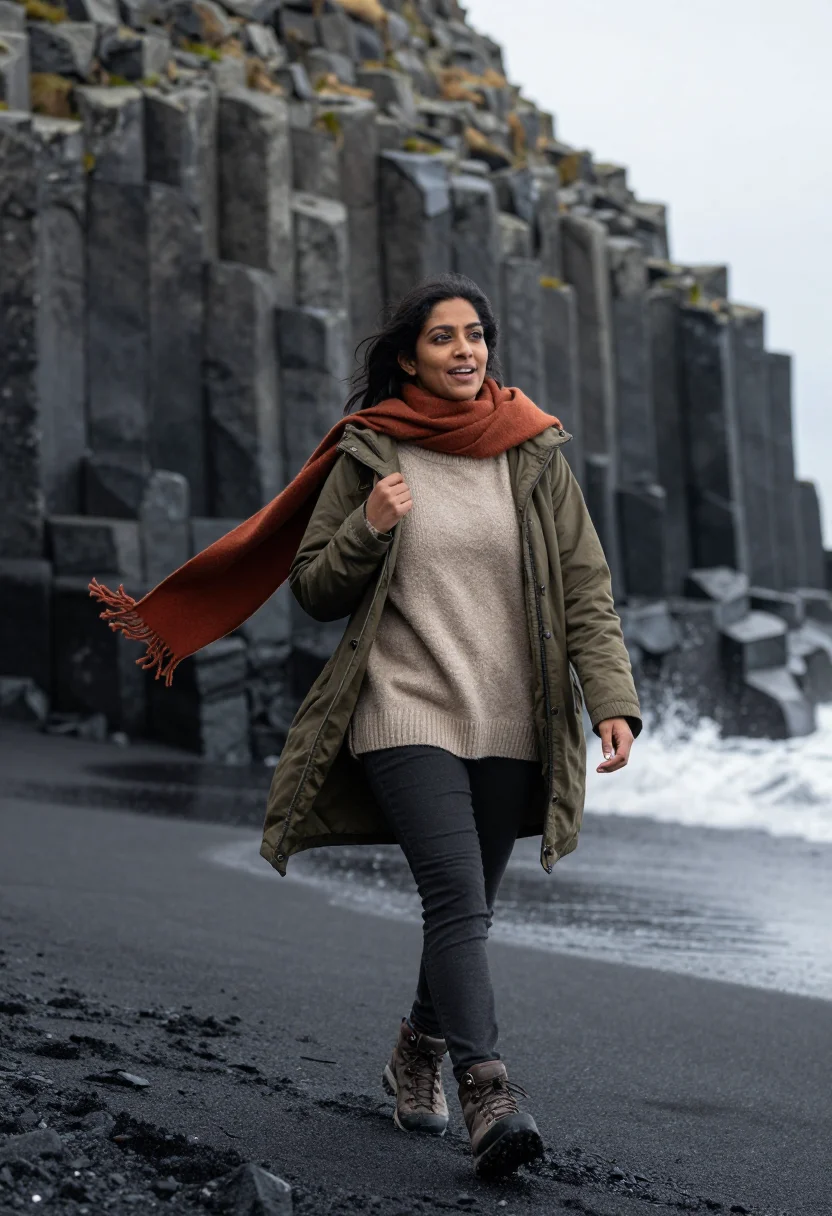 AI iceland sample — portrait of a woman, three-quarter-length portrait of a Sout