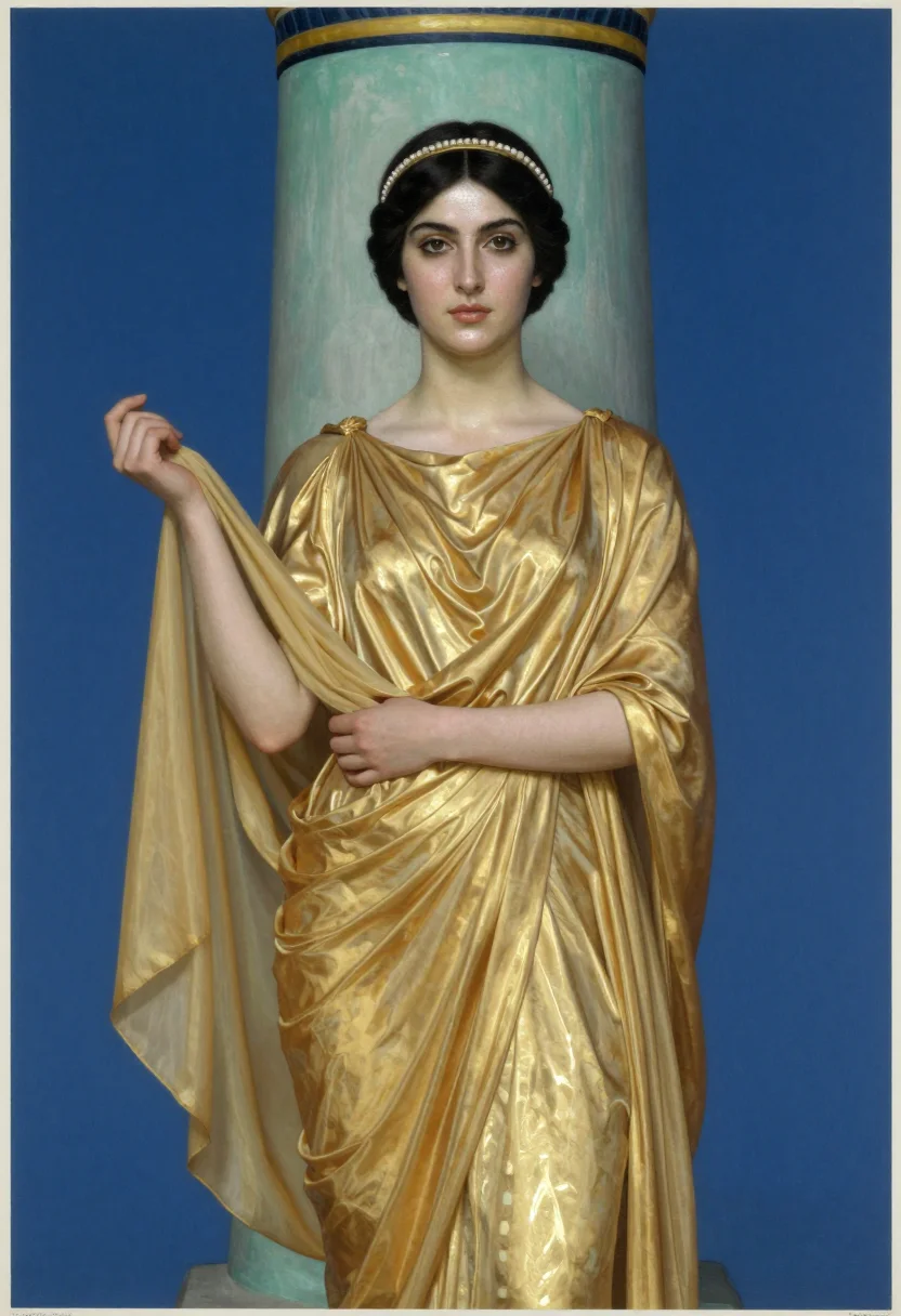 AI ida rubinstein sample — portrait of a woman, half-length portrait of a Western-Europ