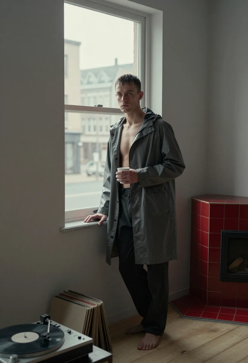 AI iggy pop sample — portrait of a man, three-quarter-length portrait of a Wester