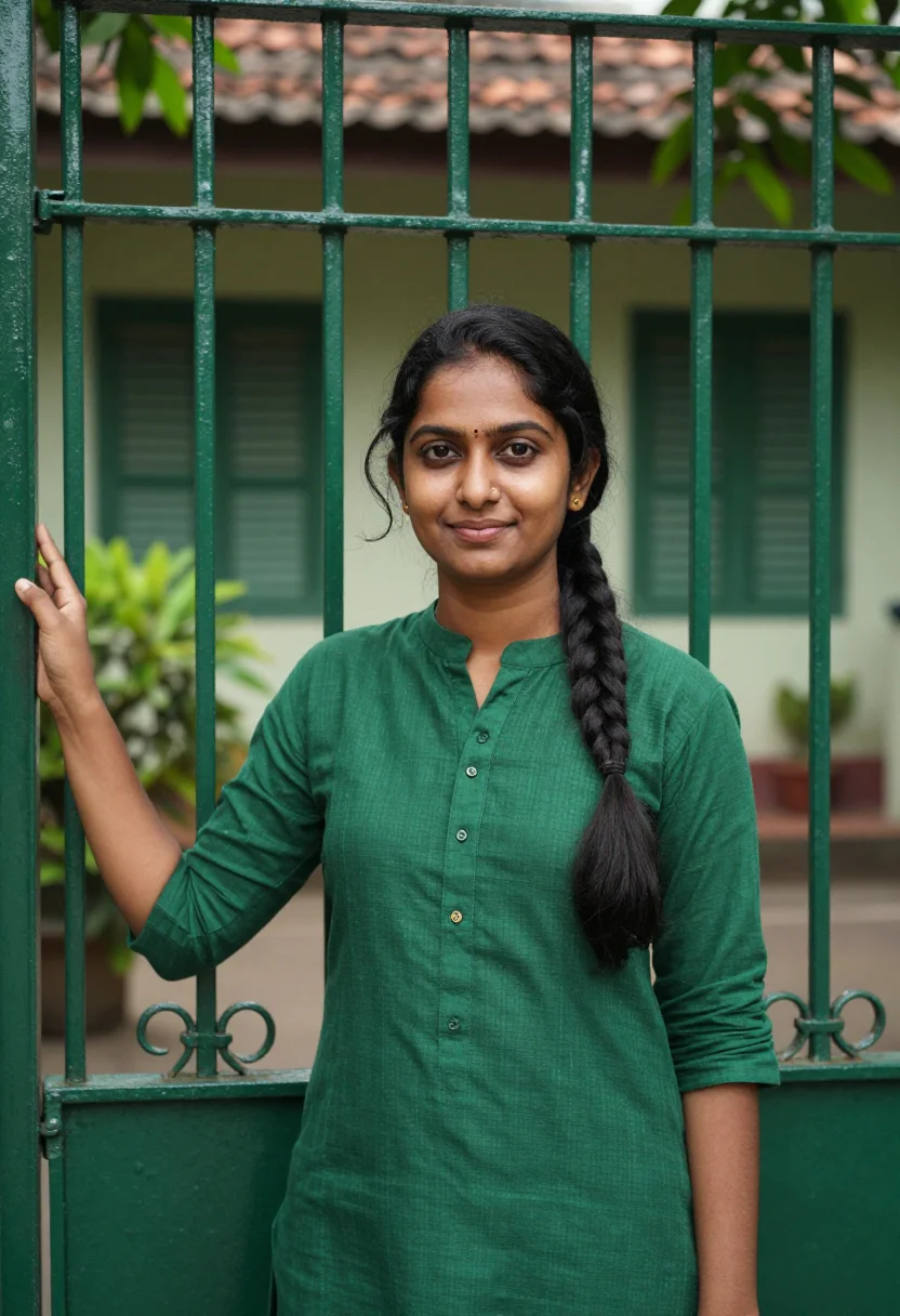 AI indiranagar ml rain tree green sample — portrait of a machine-learning engineer, chest-up portrait o