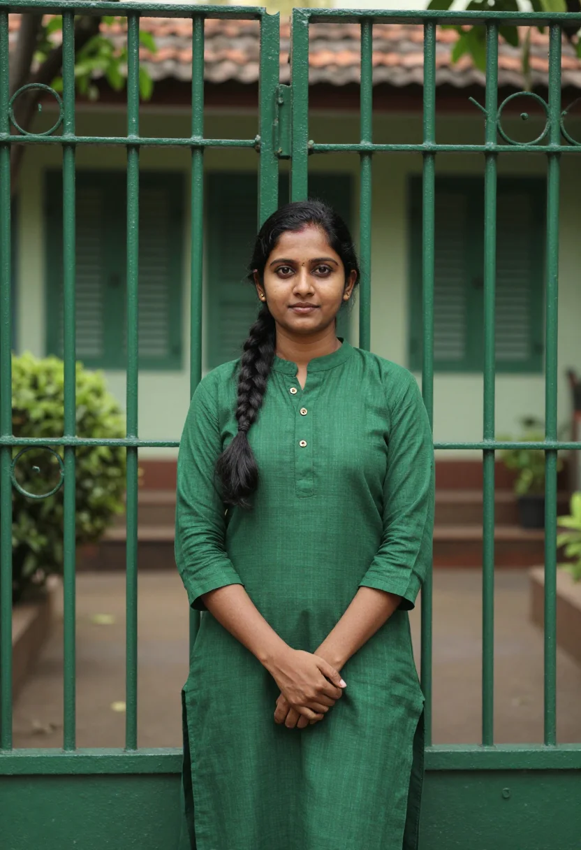 AI indiranagar ml rain tree green sample — portrait of a machine-learning engineer, half-length portrai