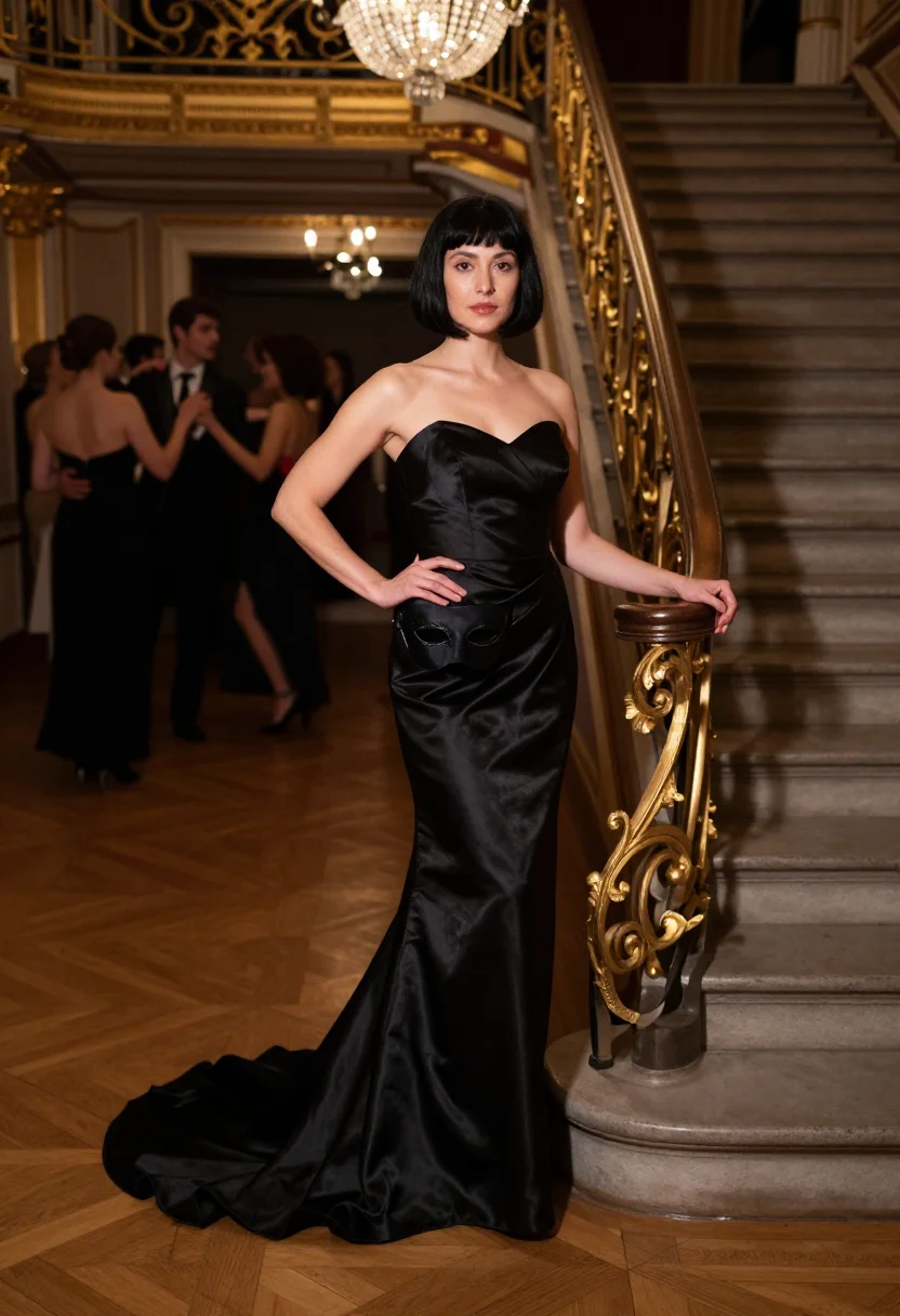 AI irma vep sample — portrait of a woman, full-length portrait of a French woman