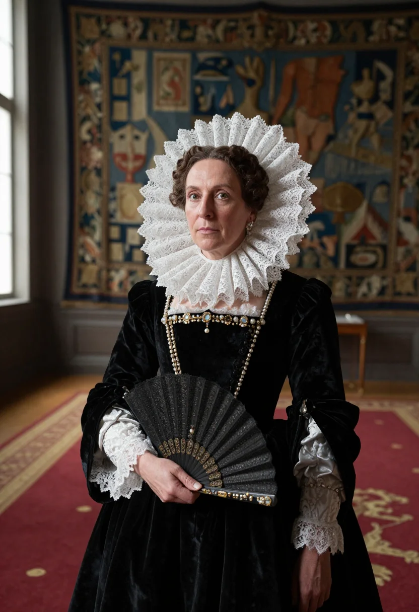AI isabel clara eugenia sample — portrait of a woman, close chest-up portrait of a Western-Eu