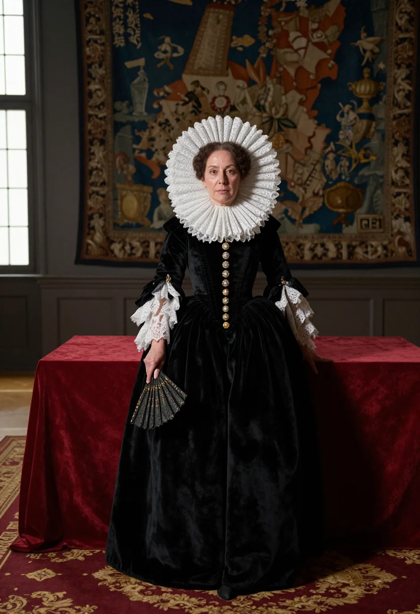 AI isabel clara eugenia sample — portrait of a woman, full-length portrait of a Western-Europ