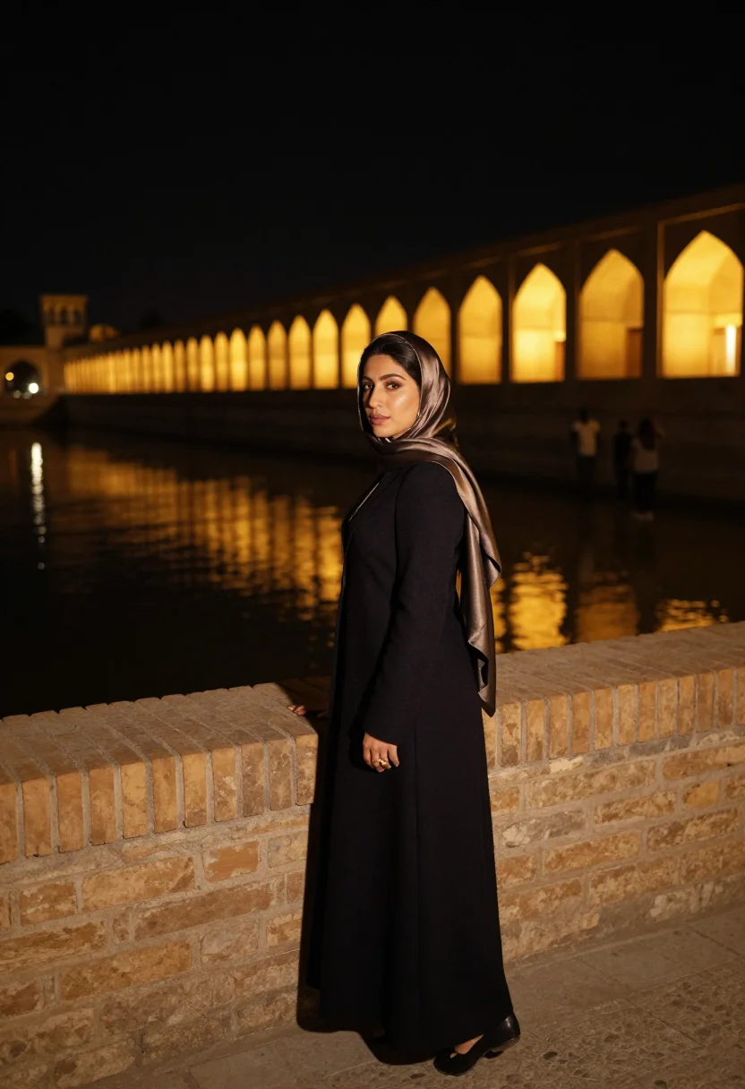 AI isfahan sample — portrait of a woman, full-length portrait of an Iranian woma