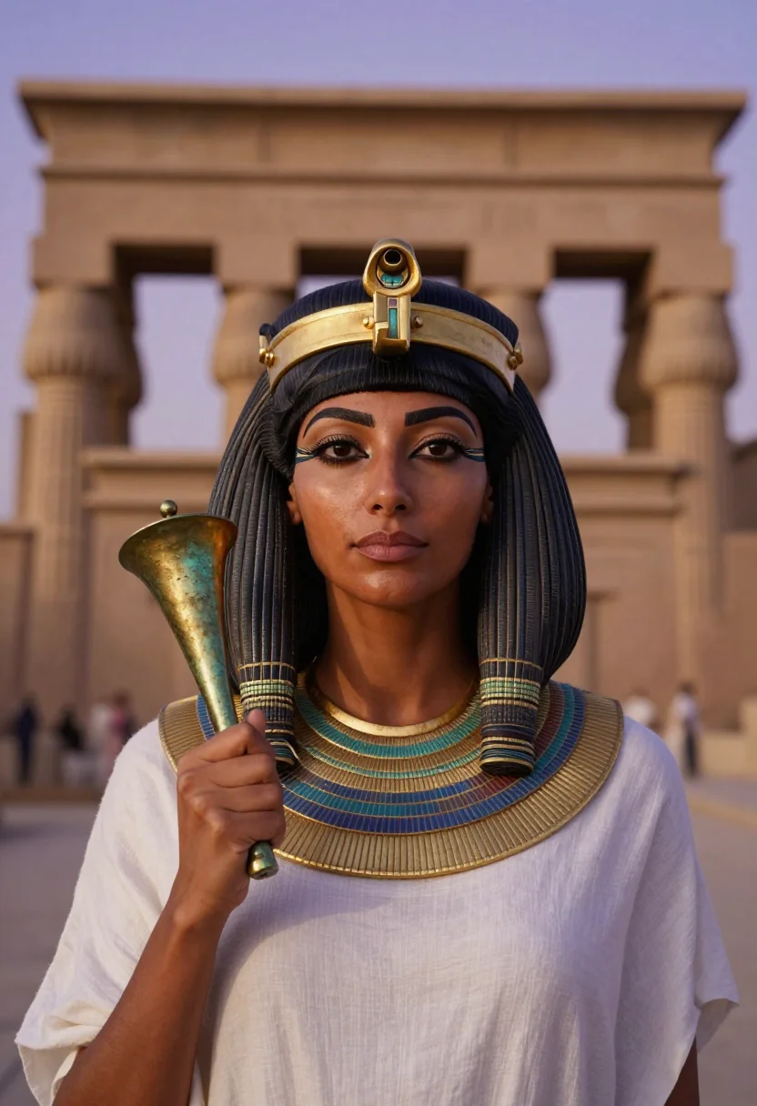 AI isis sample — portrait of a woman, close head-and-shoulders portrait of an