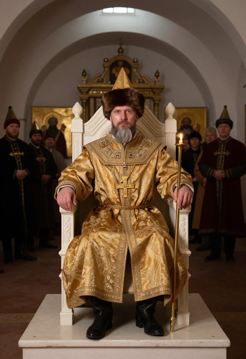 AI ivan the terrible sample — portrait of a man, full-length portrait of an Eastern-Europe