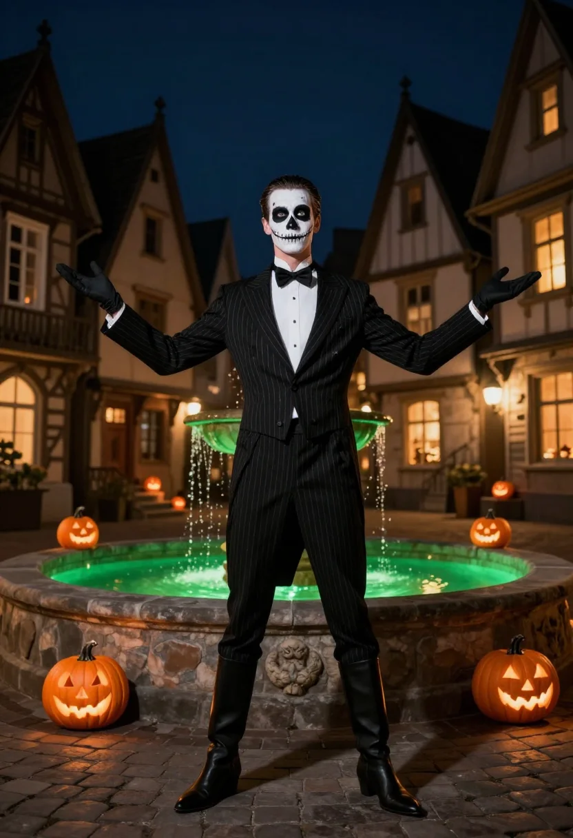 AI jack skellington sample — portrait of a man, full-length portrait of a Western-Europea