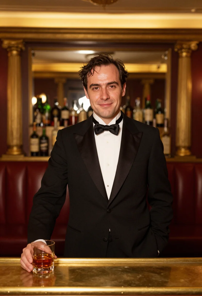 AI jack torrance sample — portrait of a man, three-quarter-length portrait of a man of