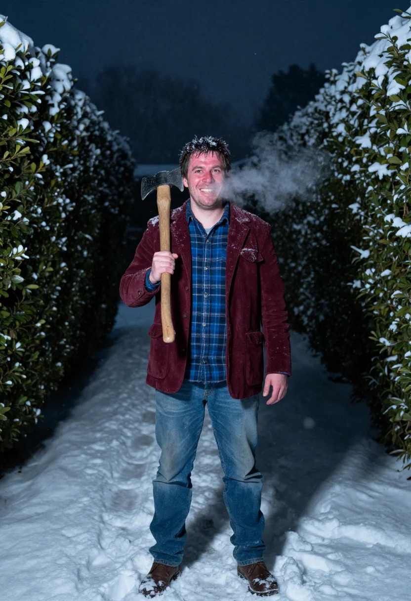 AI jack torrance sample — portrait of a man, half-length portrait of a man of Western-