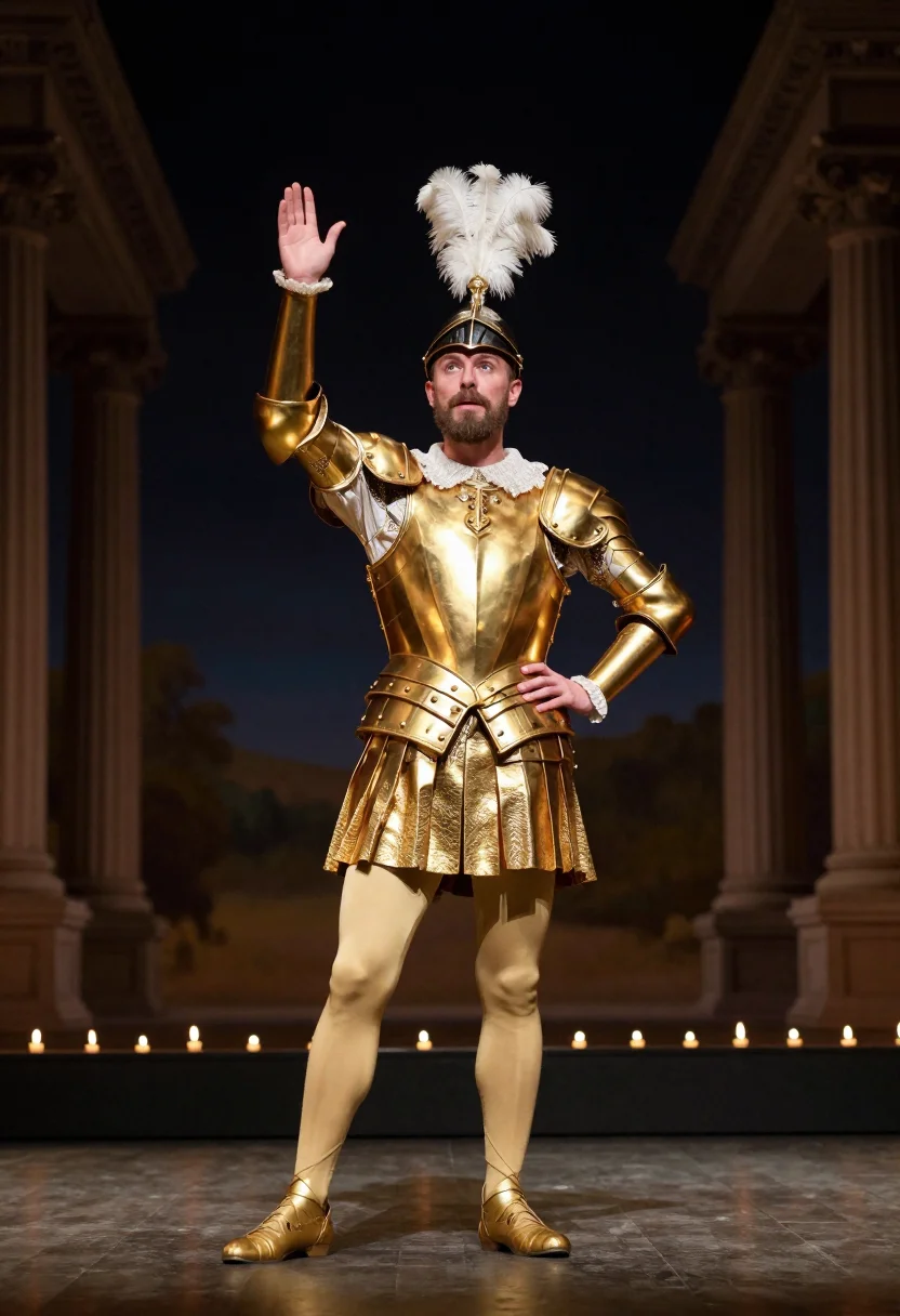 AI james i masque sample — portrait of a man, full-length portrait of a Scottish man in