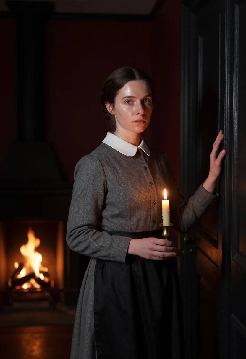 AI jane eyre sample — portrait of a woman, half-length portrait of a Western-Europ