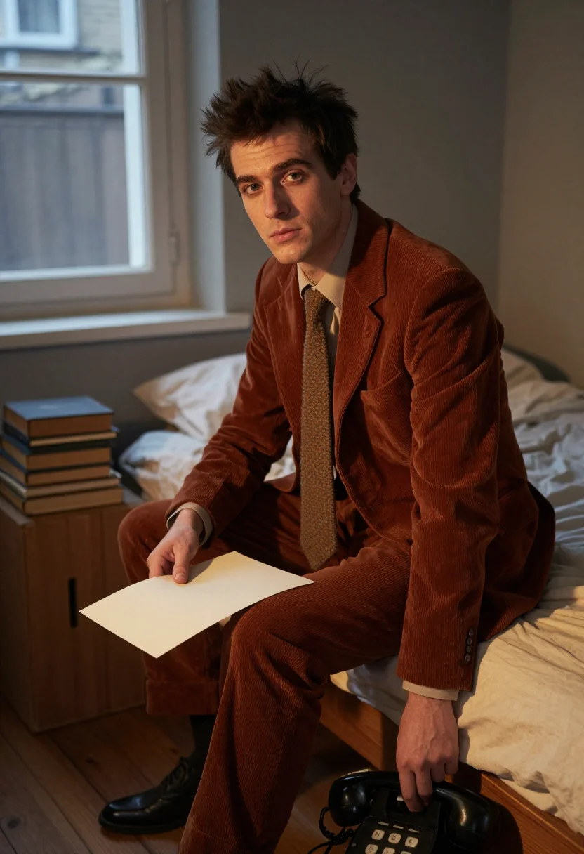 AI jean pierre leaud sample — portrait of a man, three-quarter-length portrait of a Wester