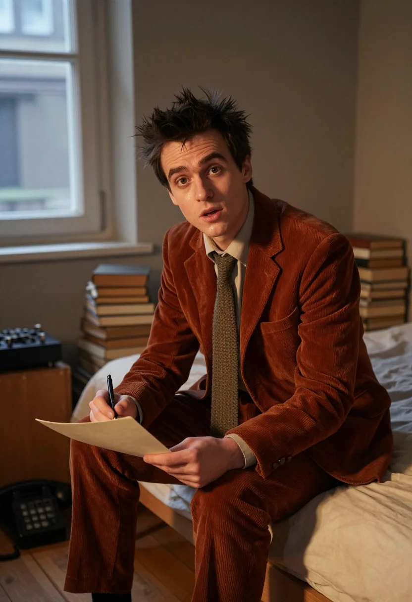 AI jean pierre leaud sample — portrait of a man, half-length portrait of a Western-Europea