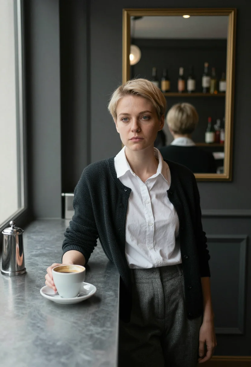 AI jean seberg sample — portrait of a woman, half-length portrait of a Western-Europ