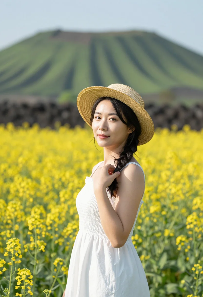 AI jeju sample — portrait of a woman, half-length portrait of a Korean woman