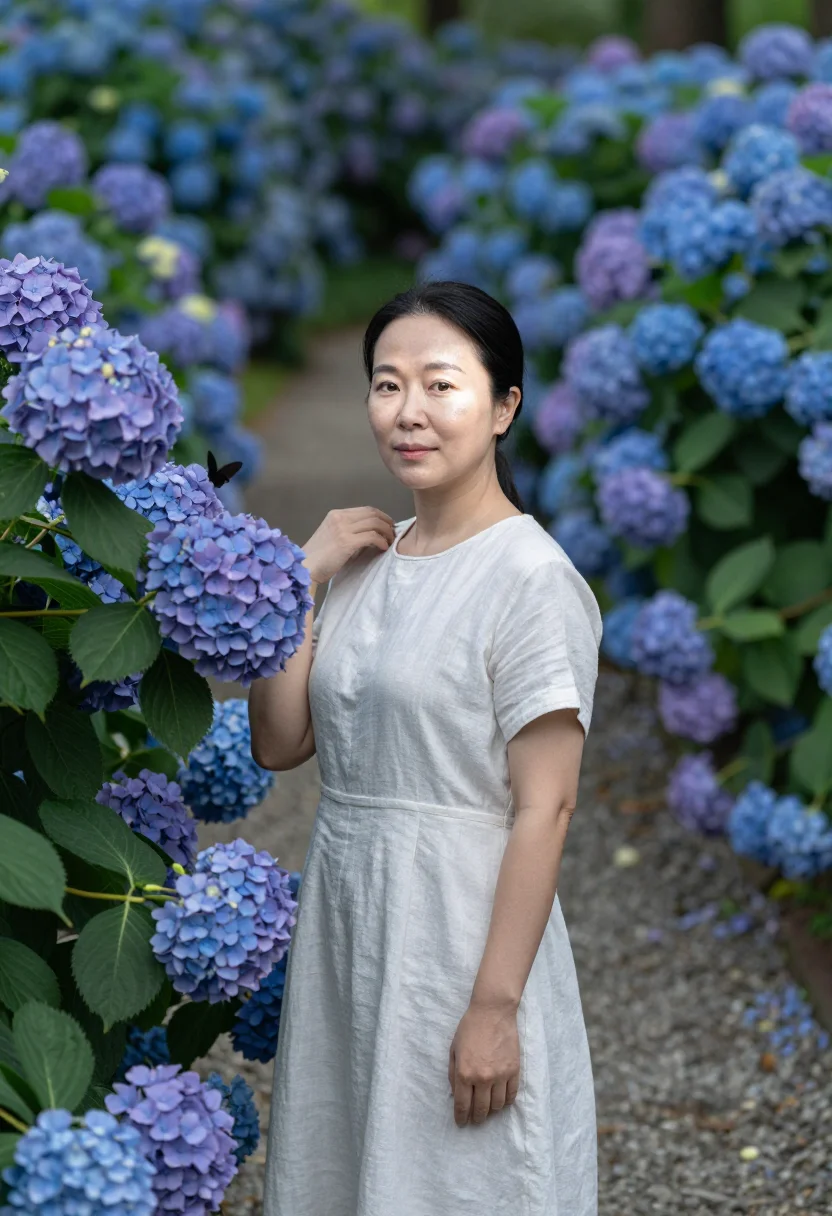 AI jeju sample — portrait of a woman, half-length portrait of a Korean woman